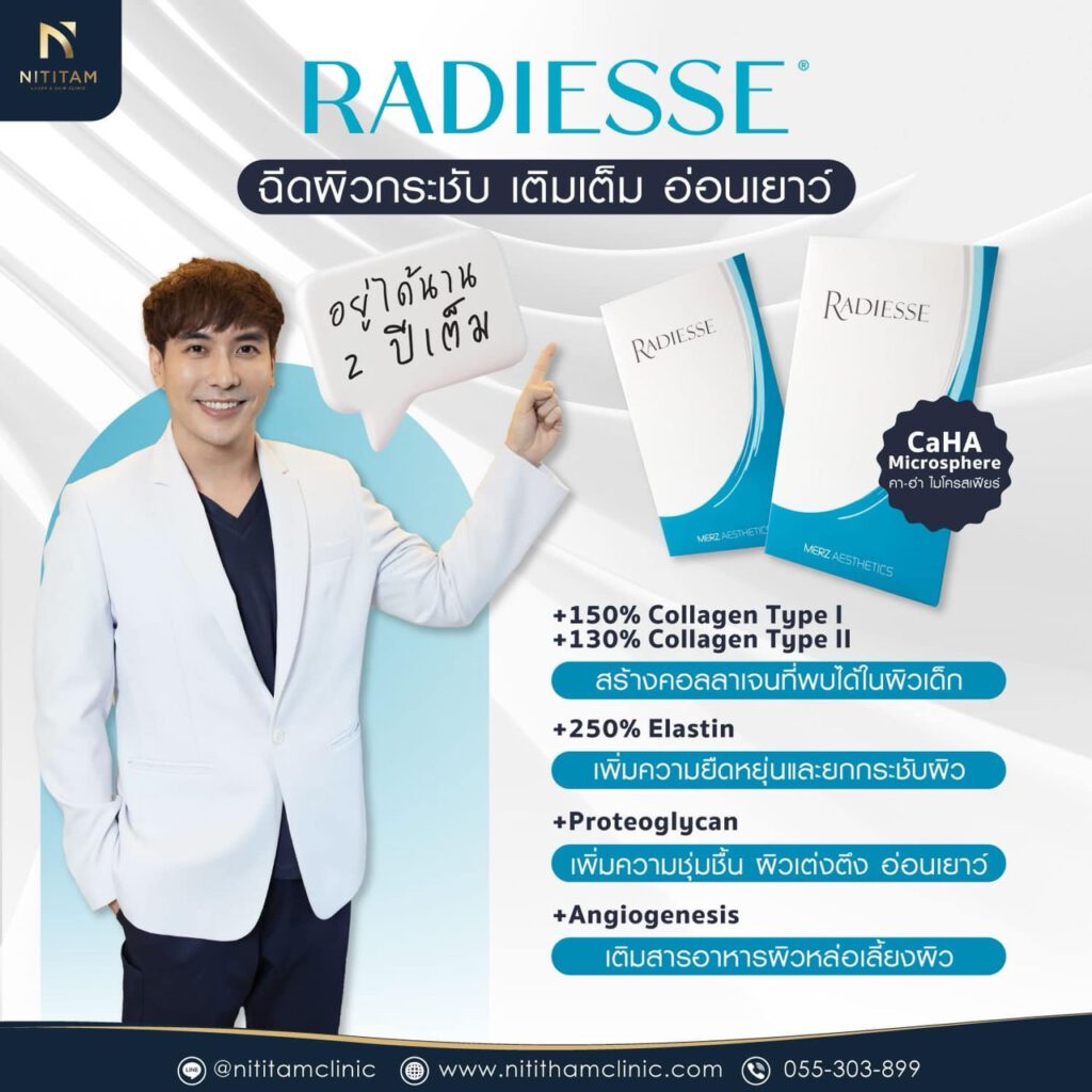 RADIESSE ฉีดผิวกระชับ เติมเต็ม